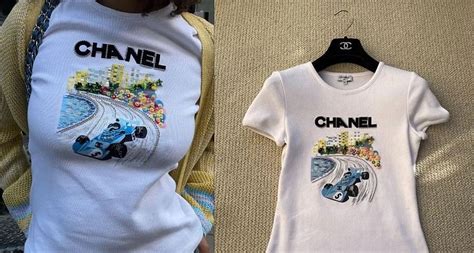 chanel formula 1 shirt dupe|chanel f1 shirt price.